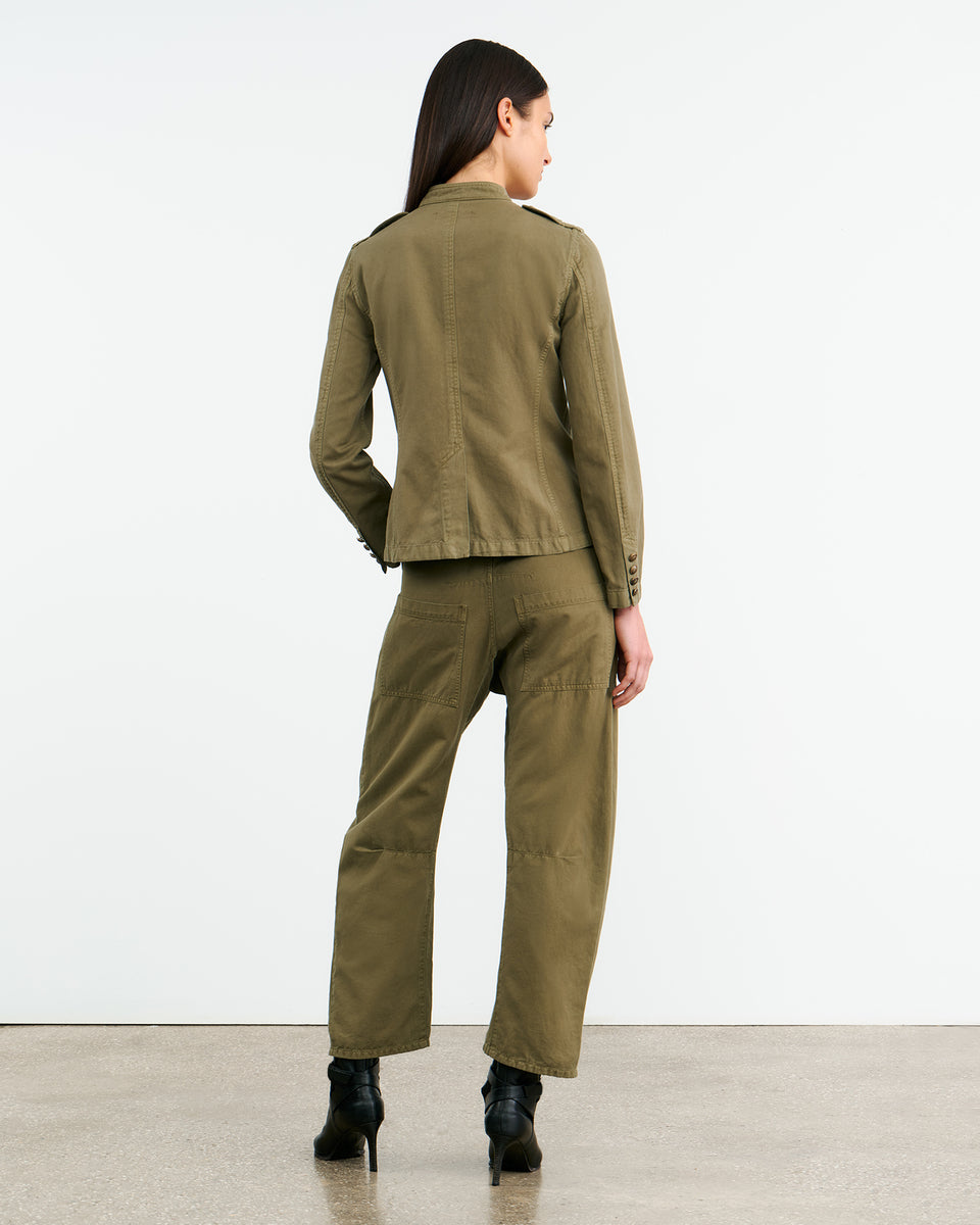 MONA JACKET IN OLIVE GREEN