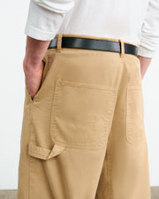 CARPENTER COTTON PANT IN ROCK KHAKI