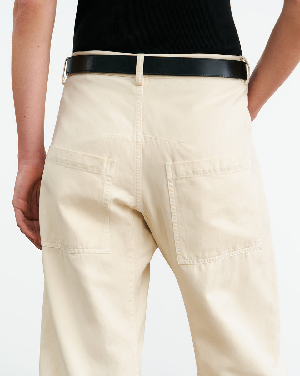 SHON LINEN PANT IN STONE