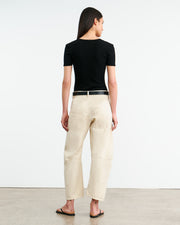 SHON LINEN PANT IN STONE