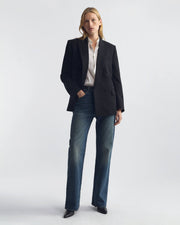 LESTON WOOL BLAZER IN BLACK