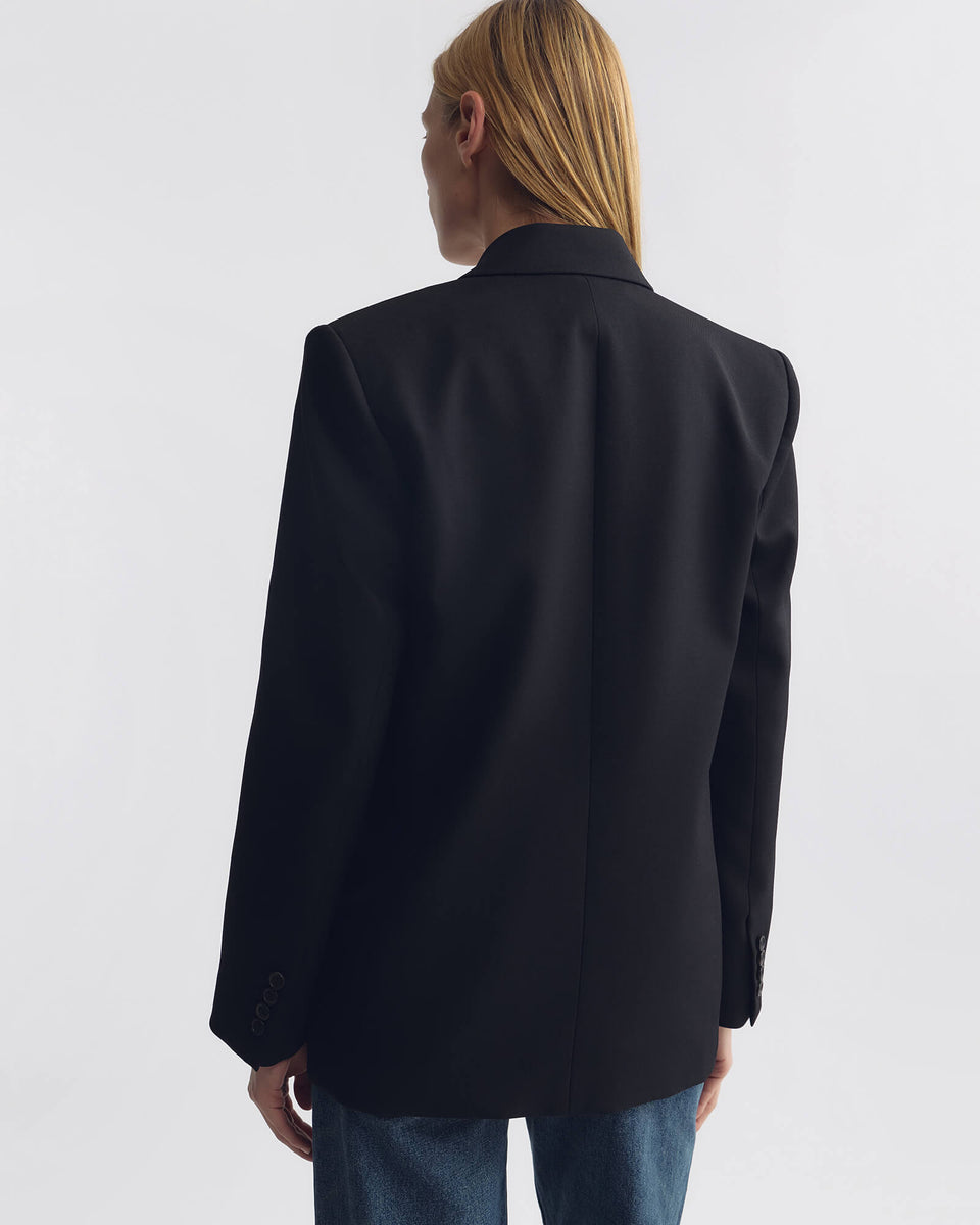 LESTON WOOL BLAZER IN BLACK