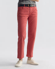 LORIMER PANT IN VINTAGE WASHED - FADED RED