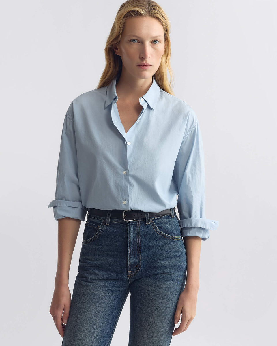 RAPHAEL CLASSIC SHIRT IN CAMBRIDGE BLUE