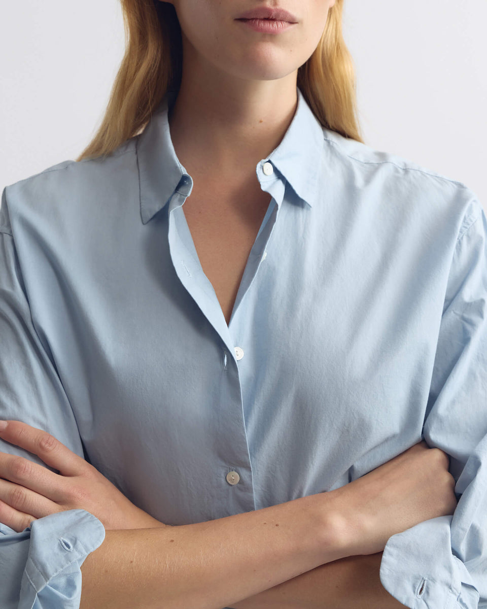 RAPHAEL CLASSIC SHIRT IN CAMBRIDGE BLUE