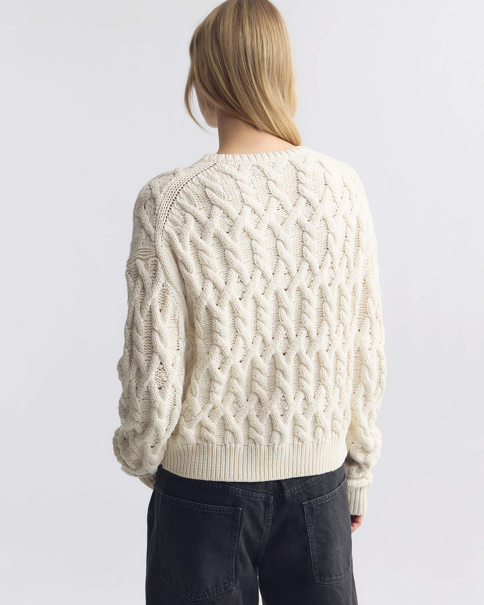 MIKLOS SWEATER IN WHITE