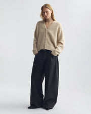 LORANA CARDIGAN IN BEIGE MELANGE