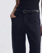 SHON WOOL PANT IN MIDNIGHT