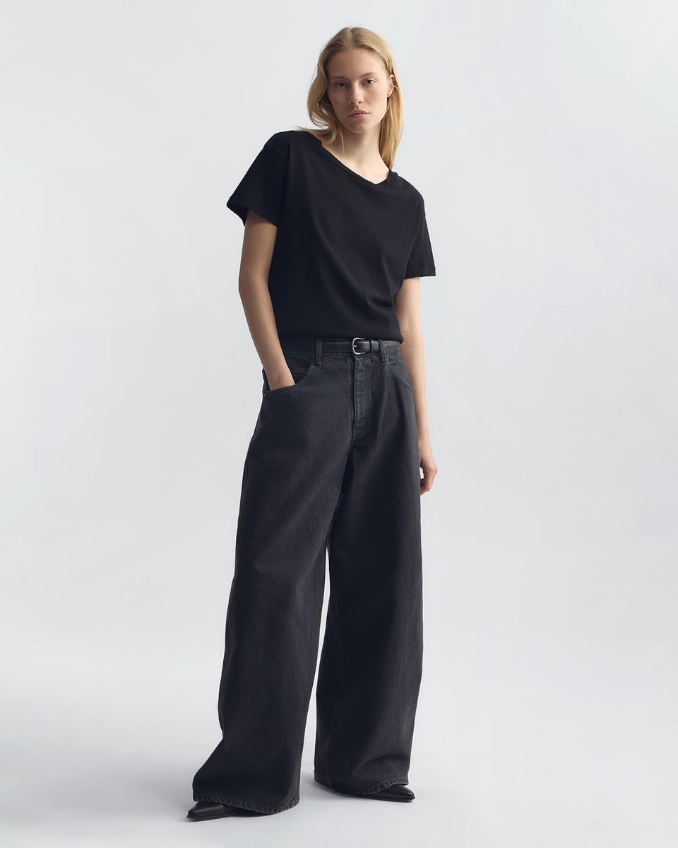 TERESE DENIM PANT IN CARBON