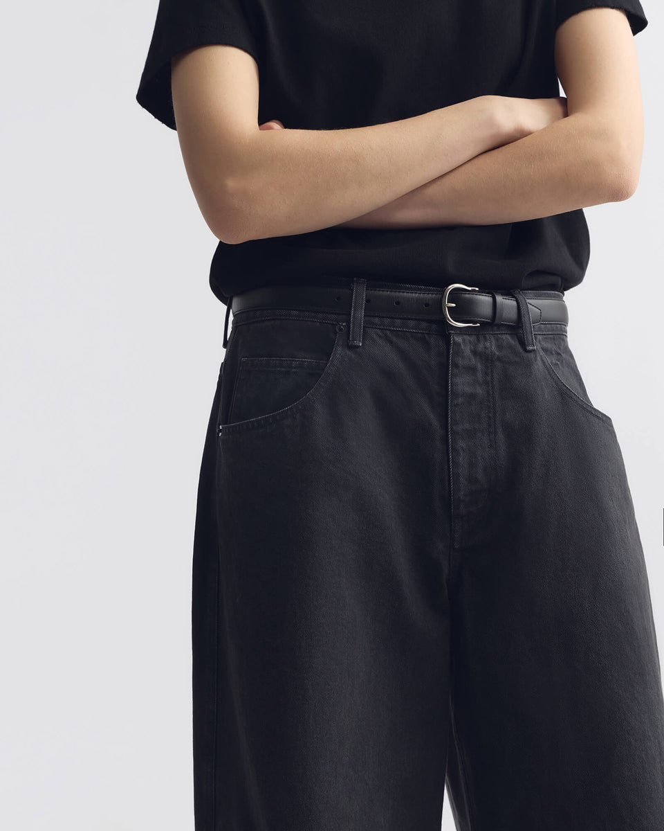 TERESE DENIM PANT IN CARBON