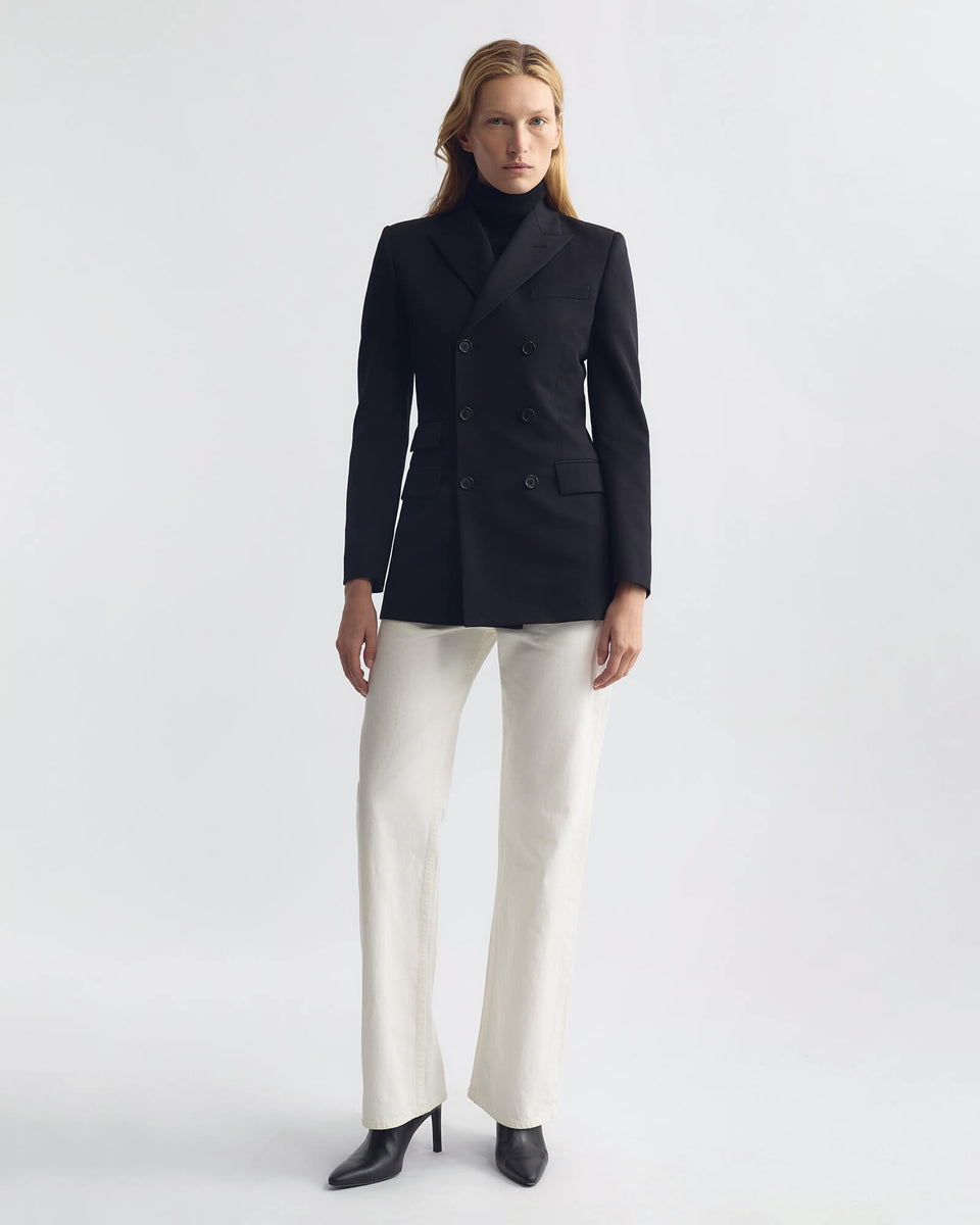 NOAH WOOL JACKET IN BLACK