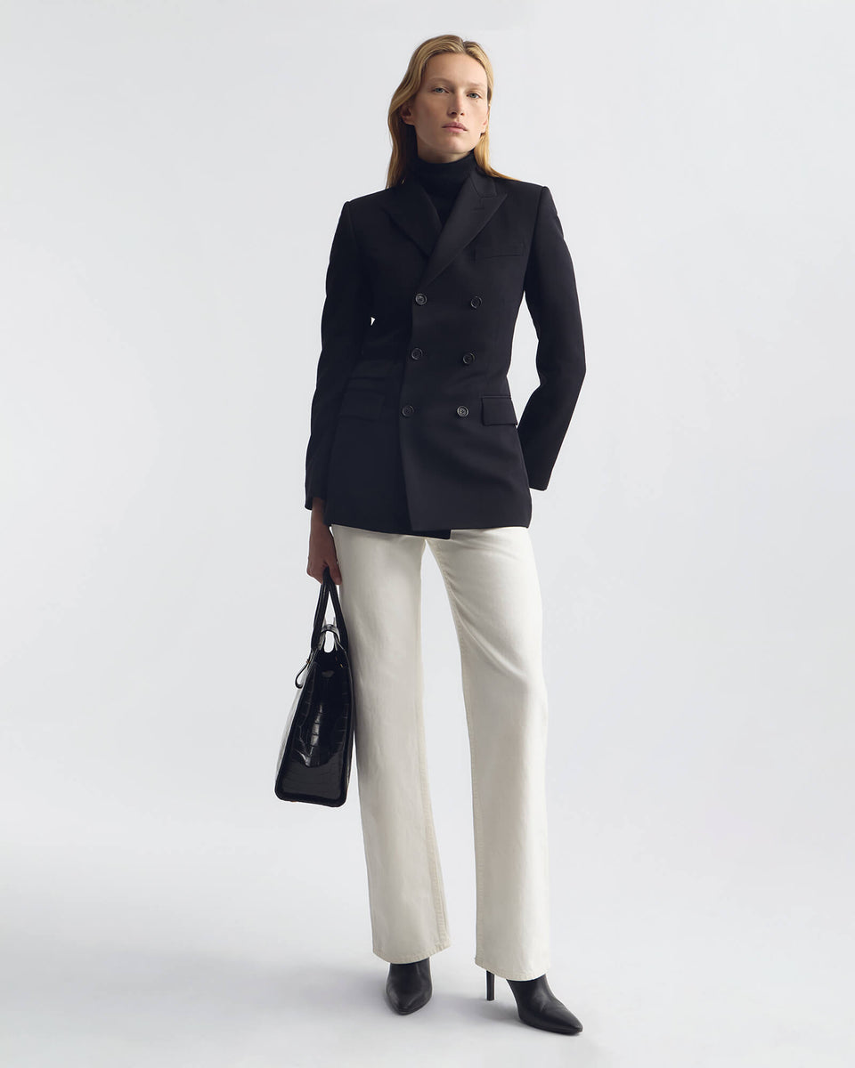 NOAH WOOL JACKET IN BLACK