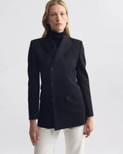NOAH WOOL JACKET IN BLACK