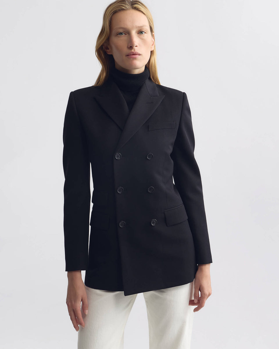 NOAH WOOL JACKET IN BLACK
