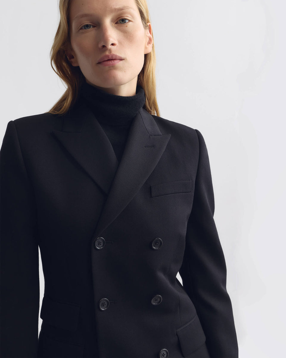 NOAH WOOL JACKET IN BLACK