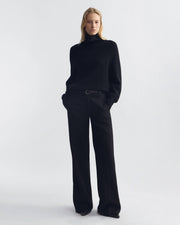 BETHANY WOOL PANT IN BLACK