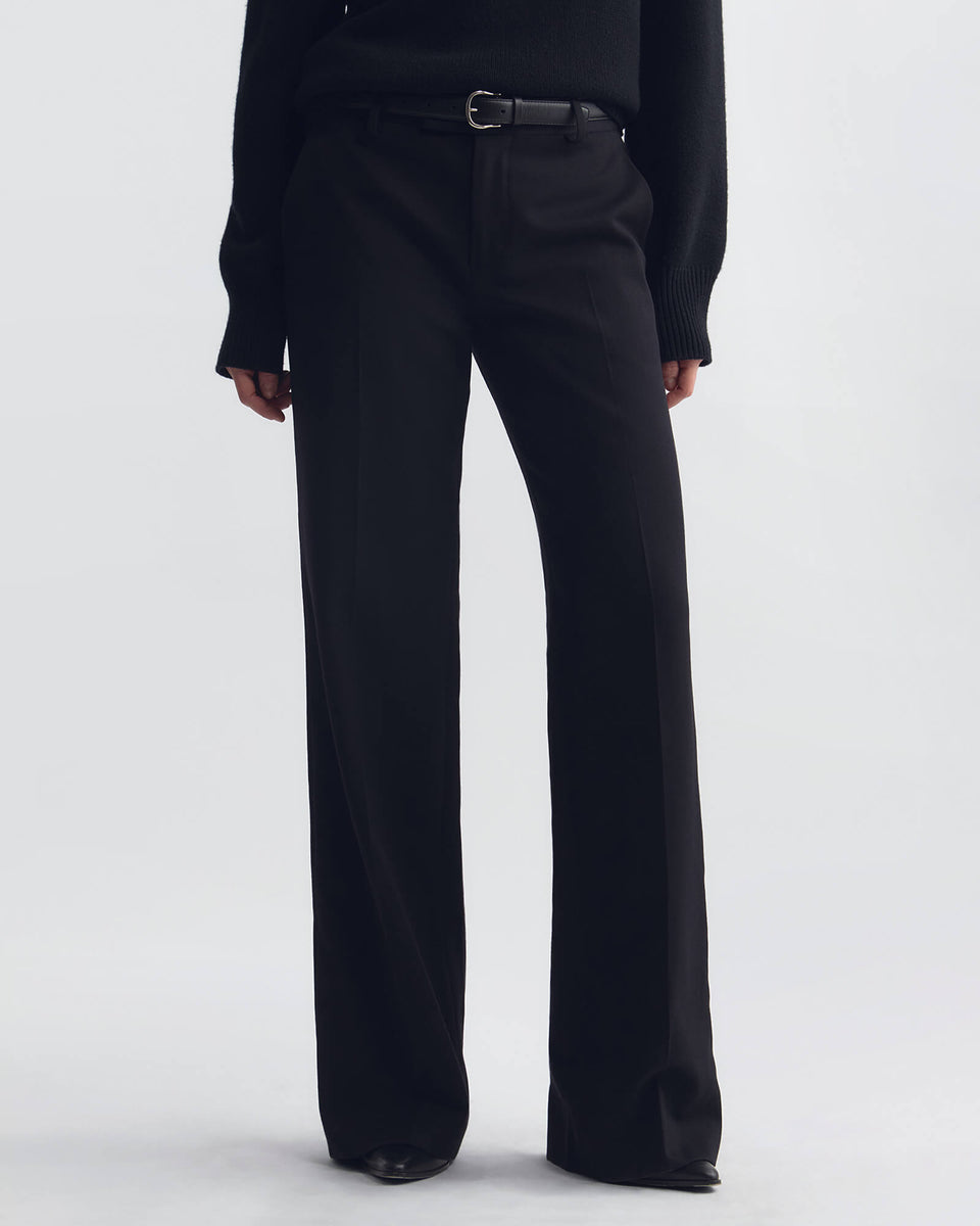 BETHANY WOOL PANT IN BLACK