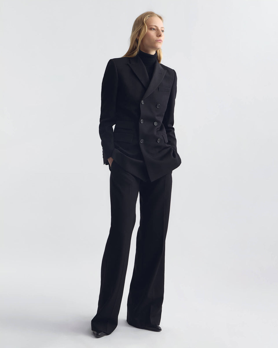 BETHANY WOOL PANT IN BLACK