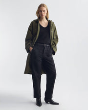 EARL COTTON PANT IN CARBON