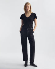 EARL COTTON PANT IN CARBON