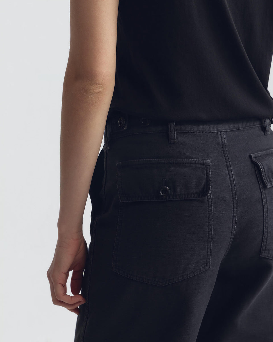 EARL COTTON PANT IN CARBON