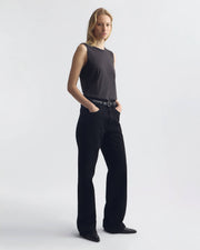 MUSCLE TEE IN CARBON