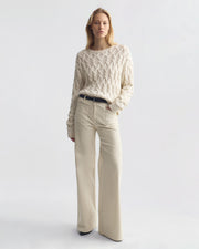 FLORENCE CORDUROY PANT IN STONE