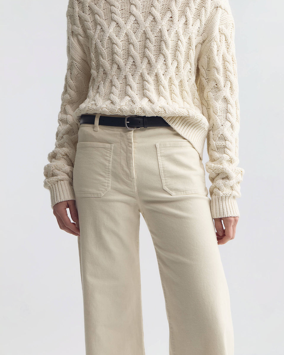 FLORENCE CORDUROY PANT IN STONE