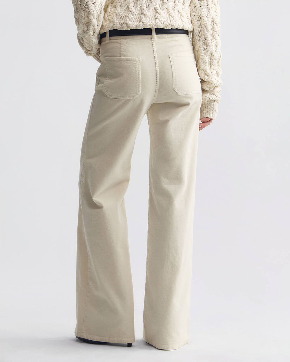 FLORENCE CORDUROY PANT IN STONE
