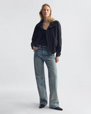 KLAIRE BOMBER JACKET IN BLACK
