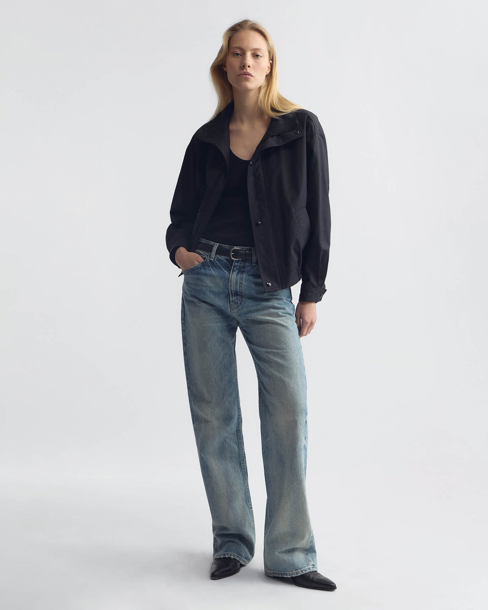 KLAIRE BOMBER JACKET IN BLACK