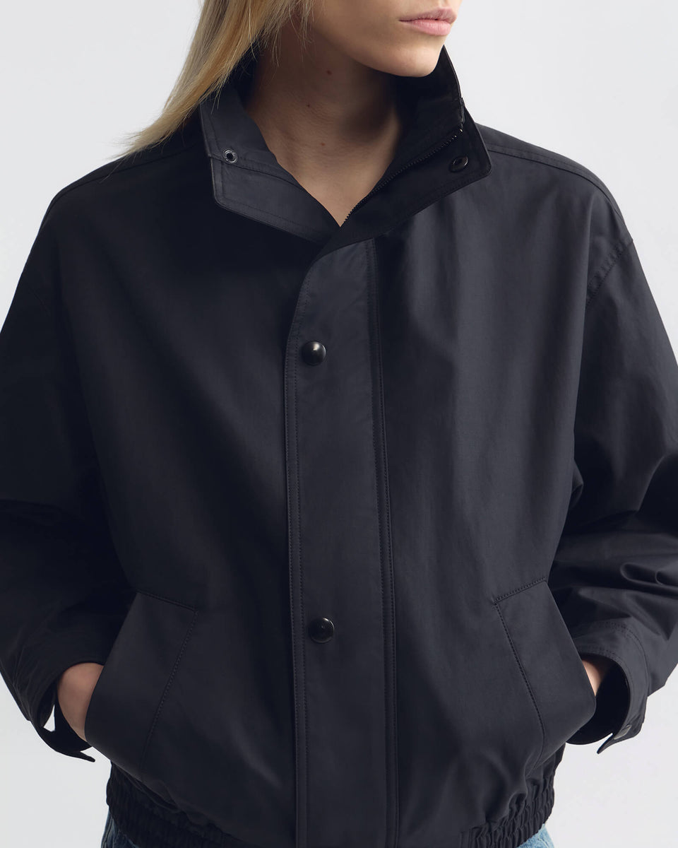 KLAIRE BOMBER JACKET IN BLACK