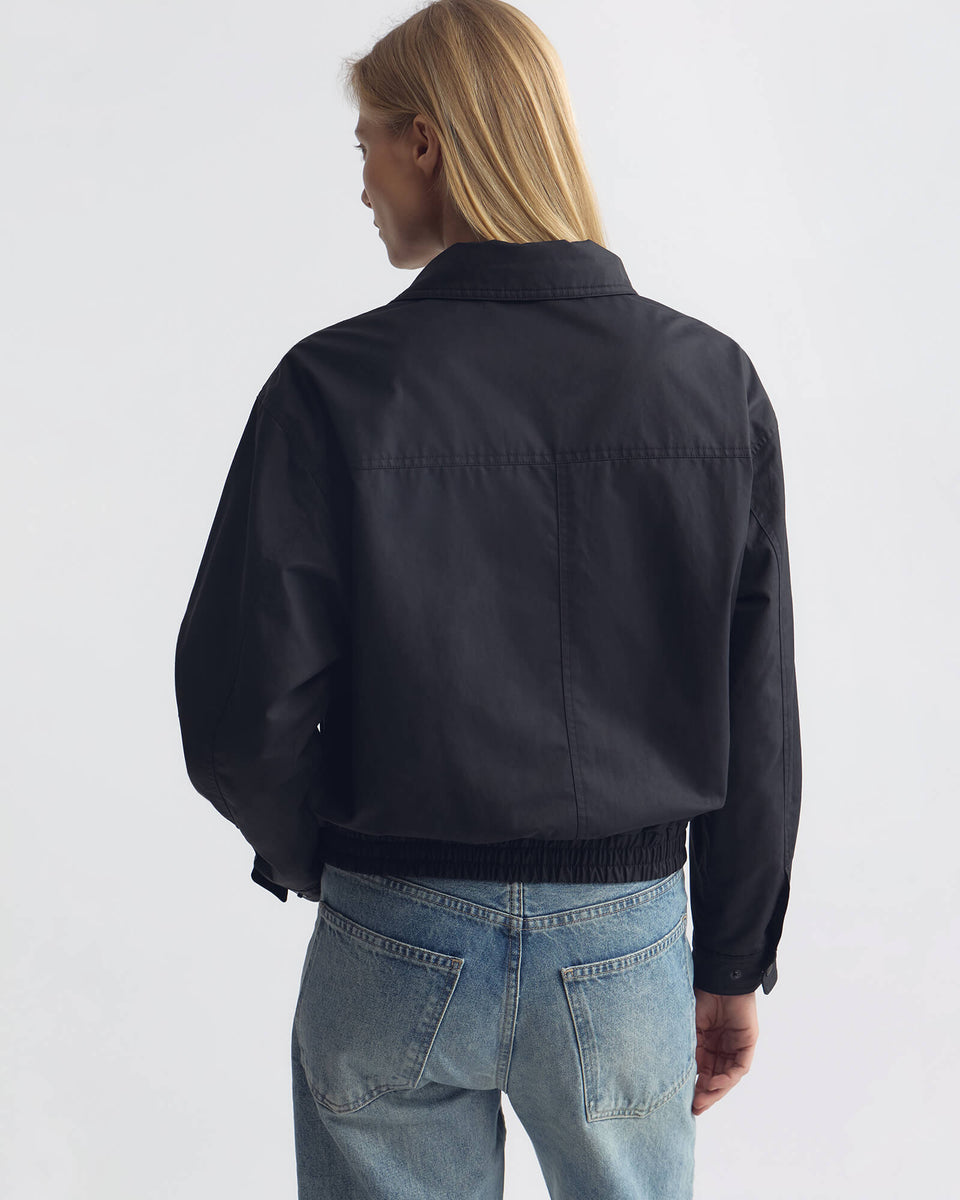 KLAIRE BOMBER JACKET IN BLACK