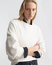 GLADYS SWEATSHIRT IN ECRU