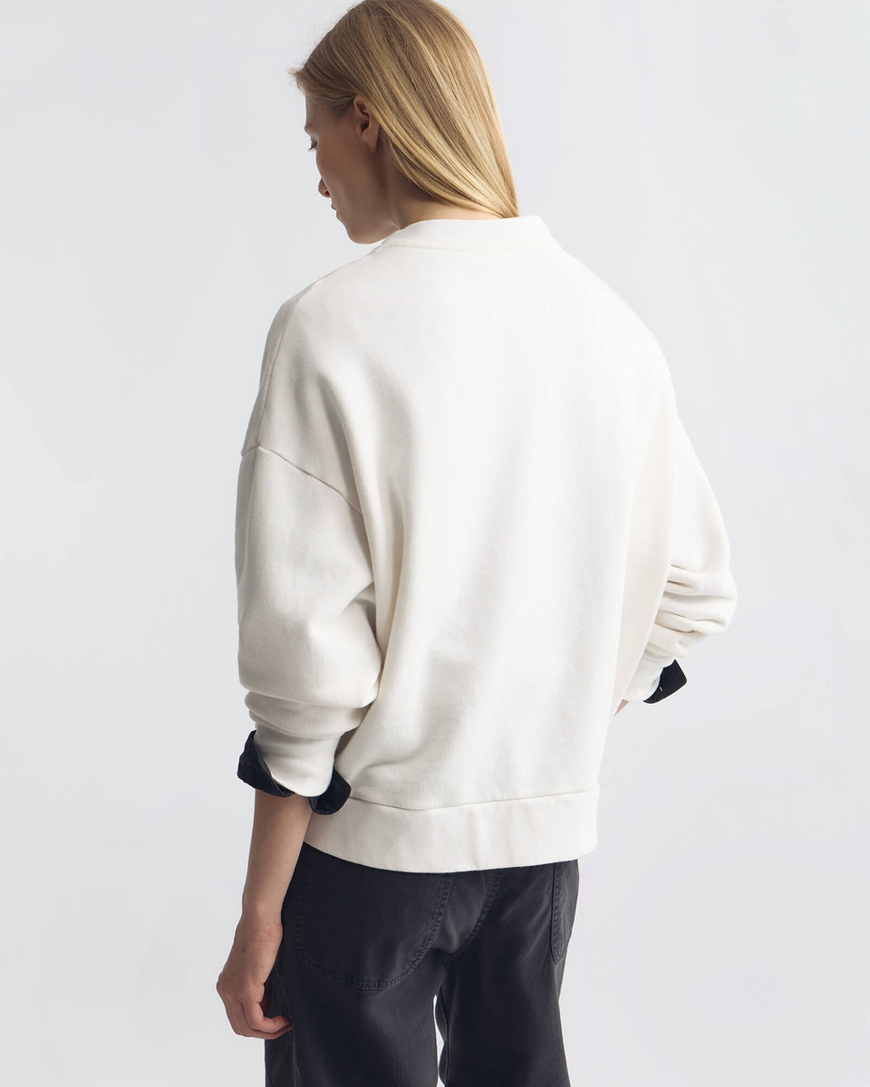 GLADYS SWEATSHIRT IN ECRU