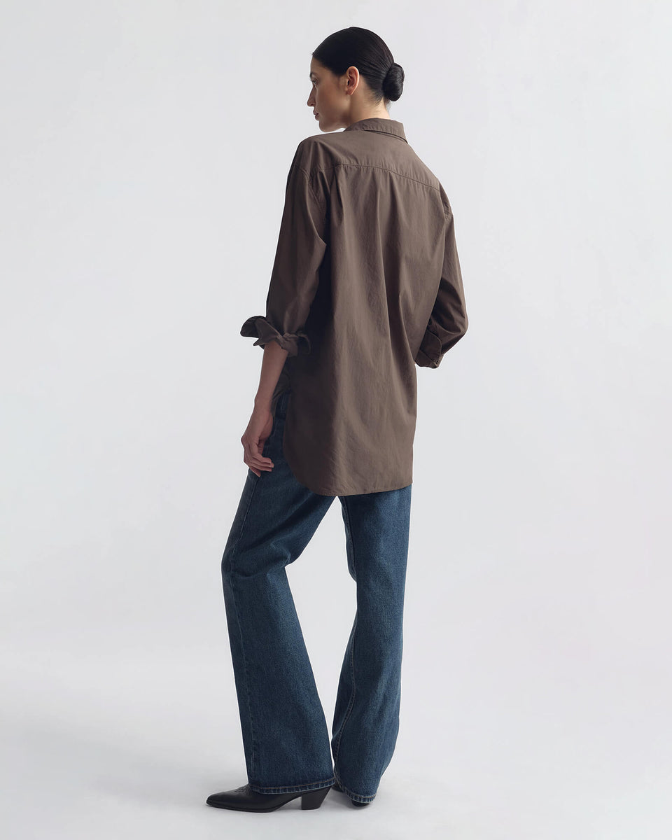 YORKE SHIRT IN DARK WALNUT