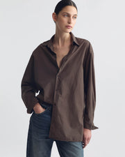 YORKE SHIRT IN DARK WALNUT