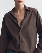 YORKE SHIRT IN DARK WALNUT