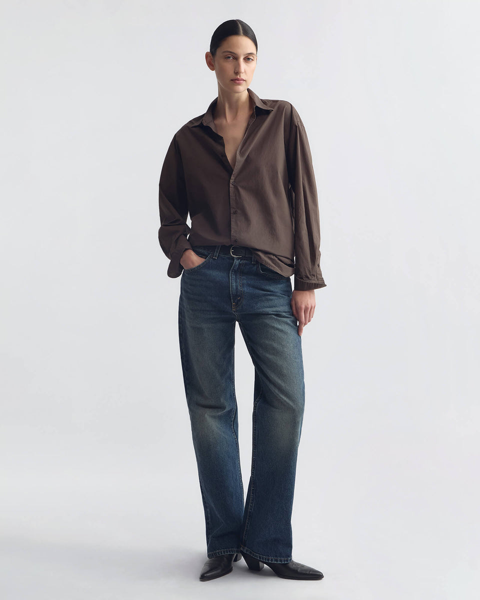 YORKE SHIRT IN DARK WALNUT