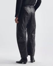 SHON LEATHER PANT IN MIDNIGHT