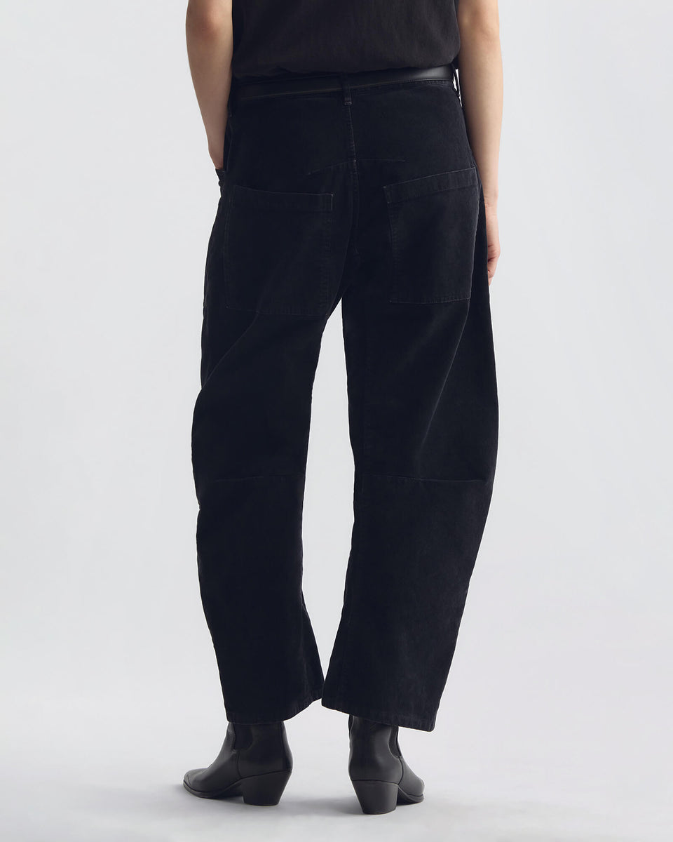 SHON CORDUROY PANT IN DARK CHARCOAL