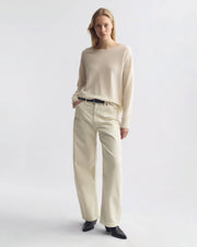 TRIBECA CORDUROY PANT IN STONE