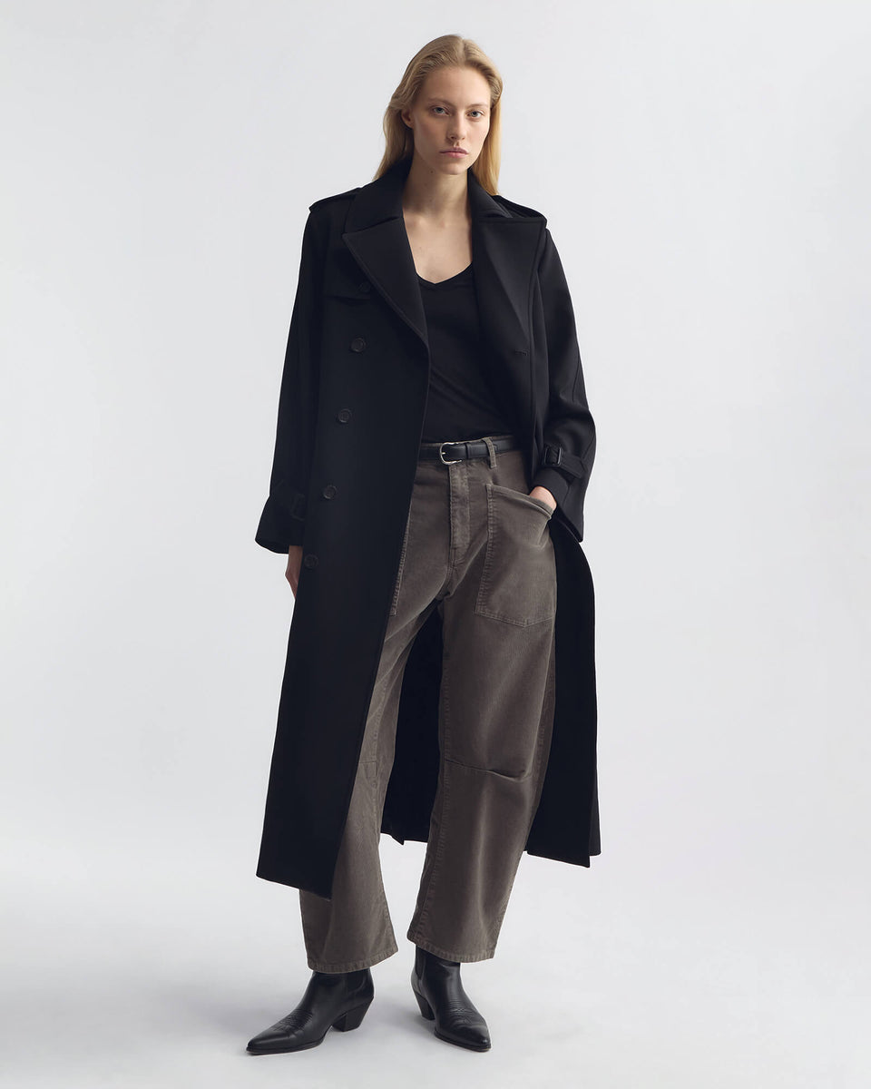 SHON CORDUROY PANT IN SAGE GREY