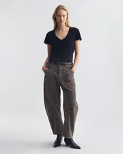 SHON CORDUROY PANT IN SAGE GREY