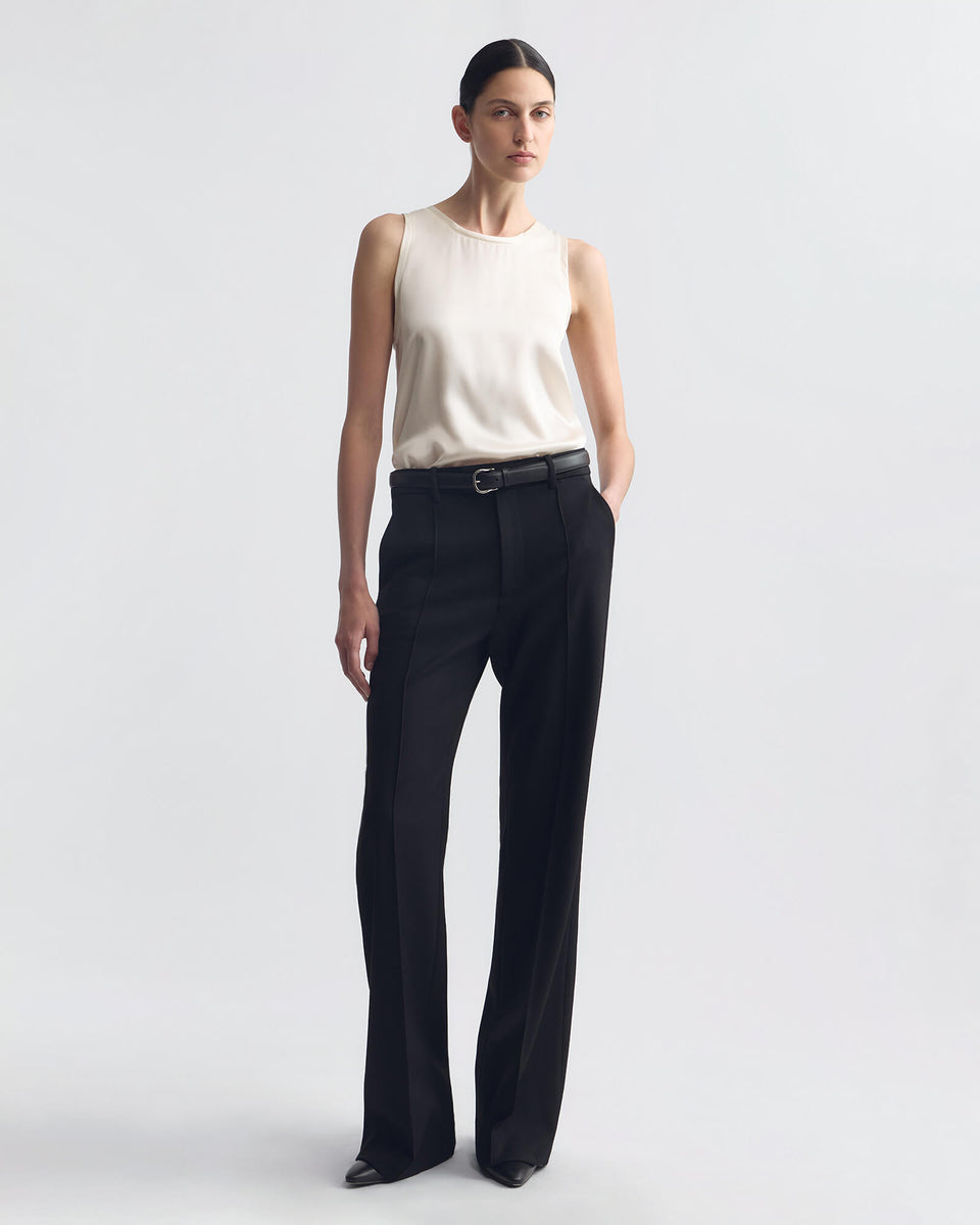 MOKA SILK TANK IN IVORY
