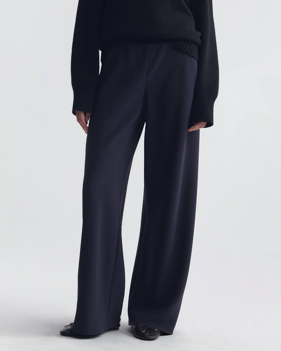 MARLOW WIDE LEG PANT IN MIDNIGHT