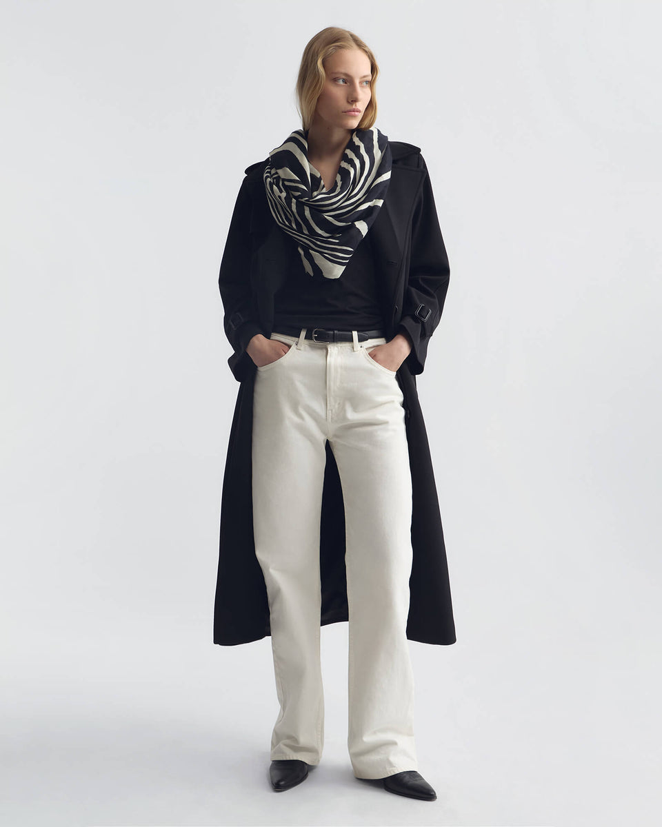 ZEBRA SCARF IN ZEBRA PRINT