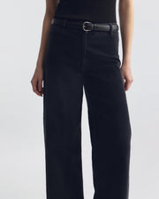 MEGAN CORDUROY PANT IN DARK CHARCOAL