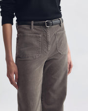 FLORENCE CORDUROY PANT IN SAGE GREY