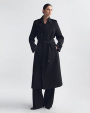 MARIN TRENCH COAT IN BLACK